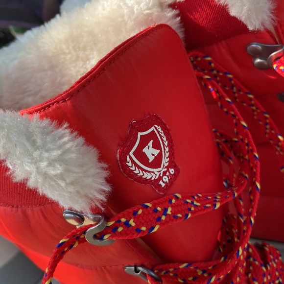 Keds Red Puffer Boots - Picture 2 of 9